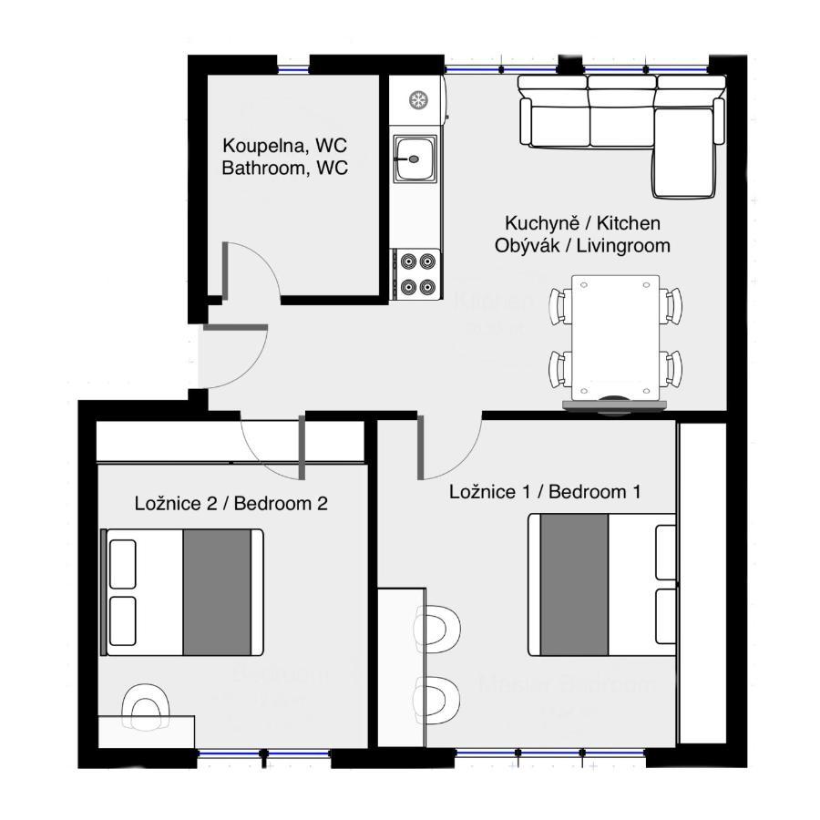 Apartman U Kolonady, Poděbrady Extérieur photo